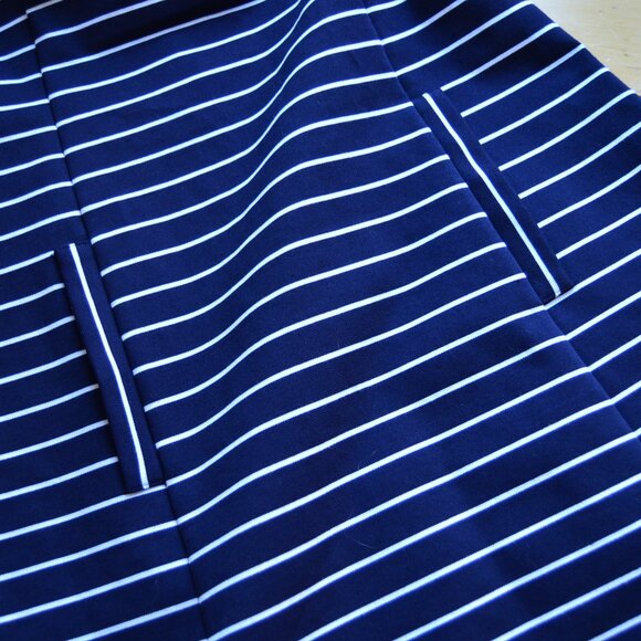 NWT Eliza J Stripe Ponte Knit Dress Size 4 - Picture 7 of 15